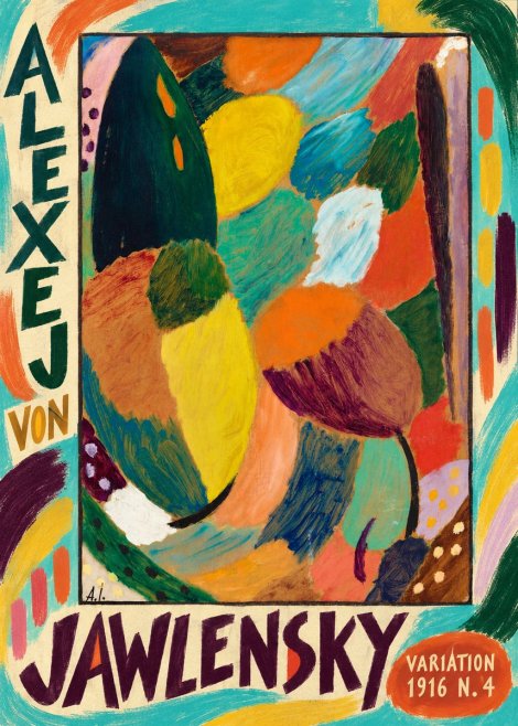 Alexej von Jawlensky Variation 1916 N.4 No6 - Poster