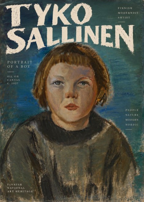Tyko Sallinen Portrait of a Boy No2 - Poster