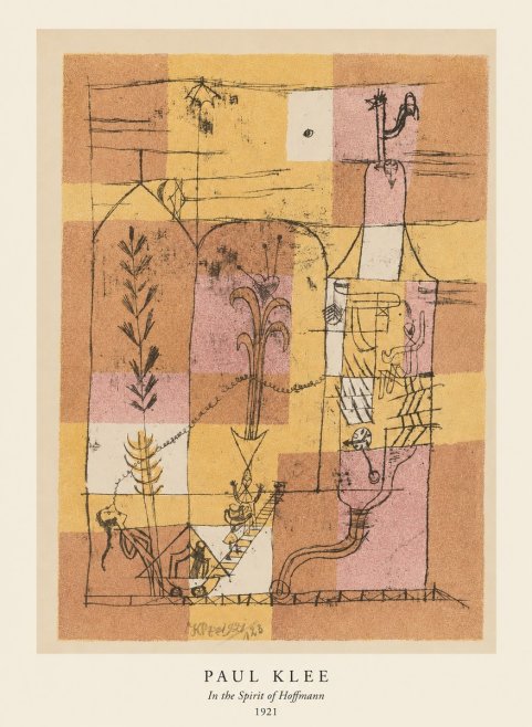 Paul Klee In the Spirit of Hoffmann No5 - Poster