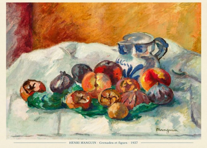 Henri Manguin Grenades Et Figues No6 - Poster