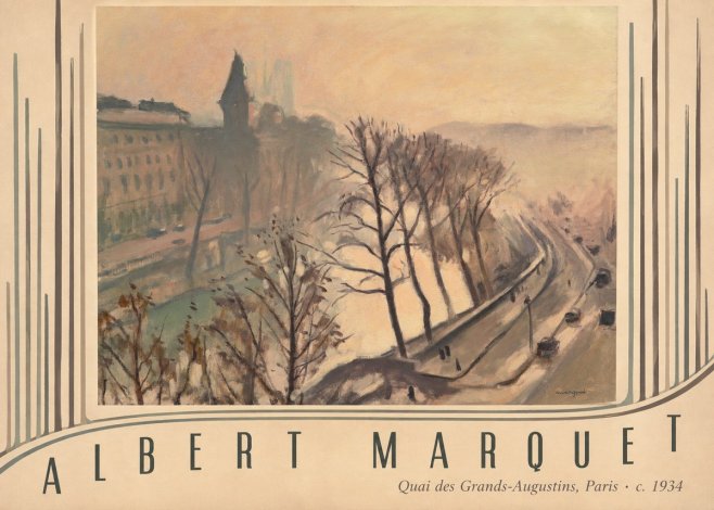 Albert Marquet Quai Des Grands-augustins, Paris · C. 1934 No3 - Poster
