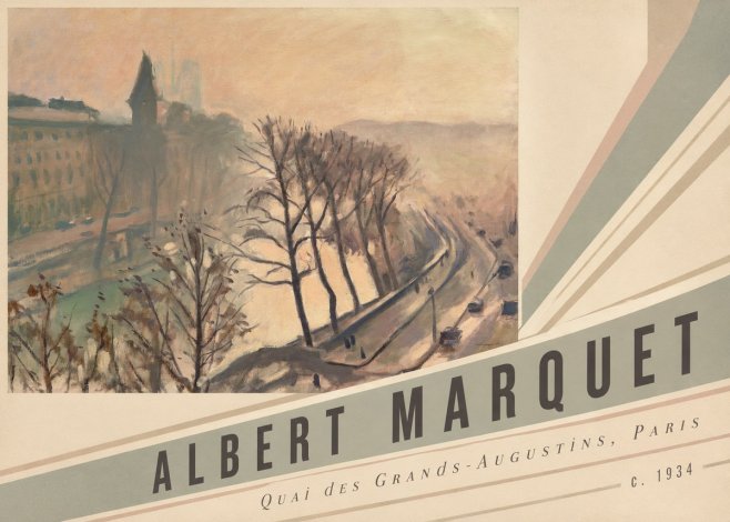 Albert Marquet Quai Des Grands-augustins, Paris · C. 1934 No5 - Poster