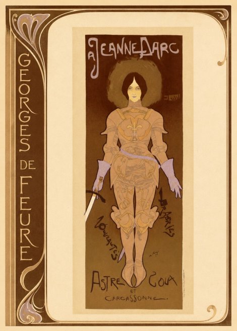 Georges de Feure Jeanne D'arc No2 - Poster