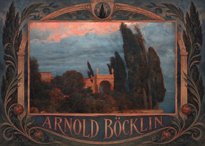 Arnold Böcklin Roman Villa No6 - Poster