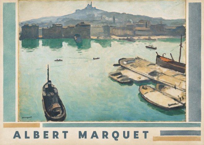 Albert Marquet Port of Marseille No3 - Poster