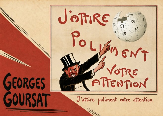 Georges Goursat J'attire Poliment Votre Attention No3 - Poster