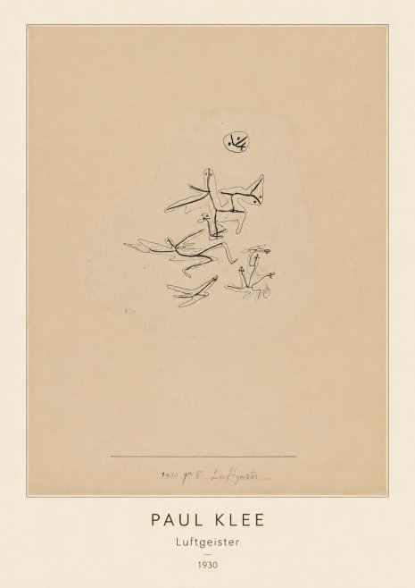 Paul Klee Luftgeister No3 - Poster