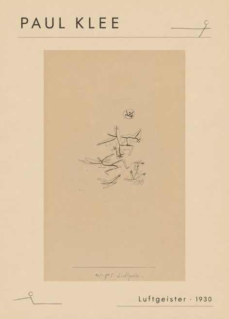 Paul Klee Luftgeister No6 - Poster