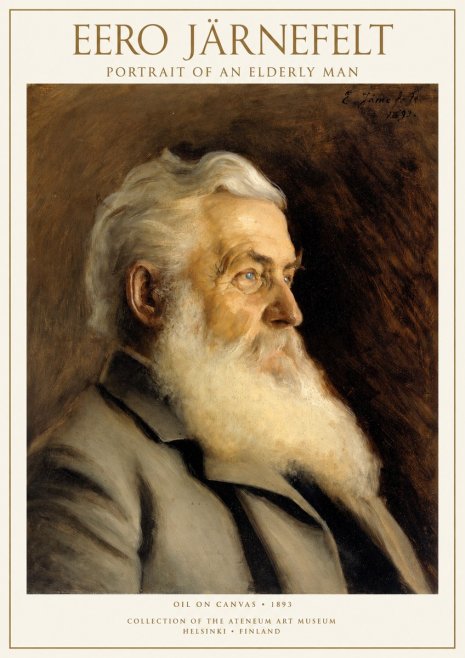 Eero Järnefelt Portrait of an Elderly Man No1 - Poster