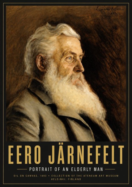 Eero Järnefelt Portrait of an Elderly Man No5 - Poster