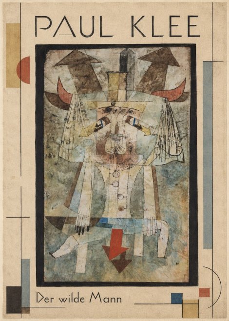 Paul Klee Der Wilde Mann No1 - Poster