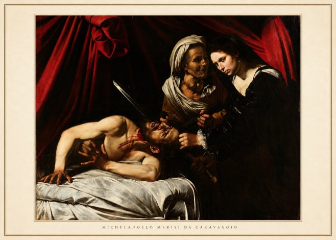Michelangelo Merisi da Caravaggio Judith Beheading Holofernes III No4 - Poster