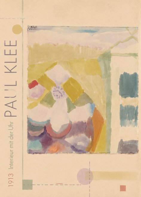 Paul Klee Interieur Mit Der Uhr I No2 - Poster
