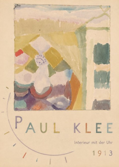 Paul Klee Interieur Mit Der Uhr I No5 - Poster