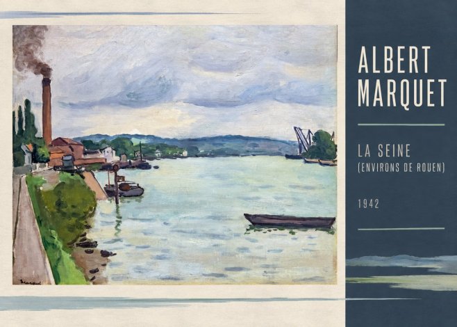Albert Marquet La Seine (Environs De Rouen) No2 - Poster