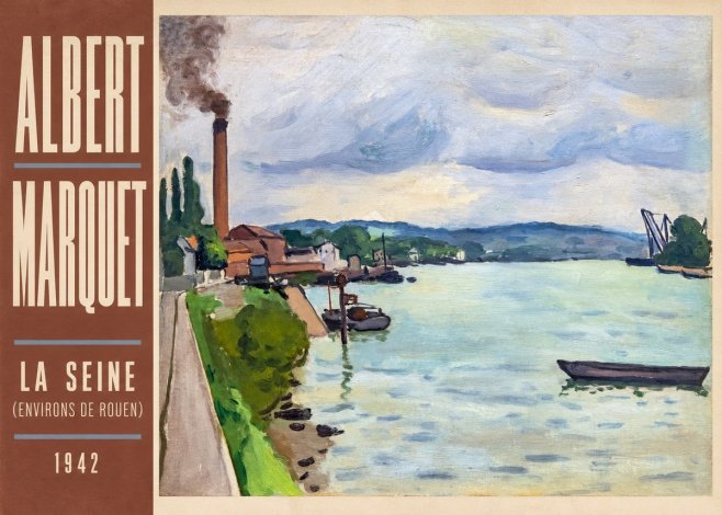Albert Marquet La Seine (Environs De Rouen) No3 - Poster