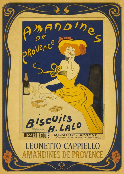 Leonetto Cappiello Amandines De Provence Biscuits H. Lalo III No1 - Poster