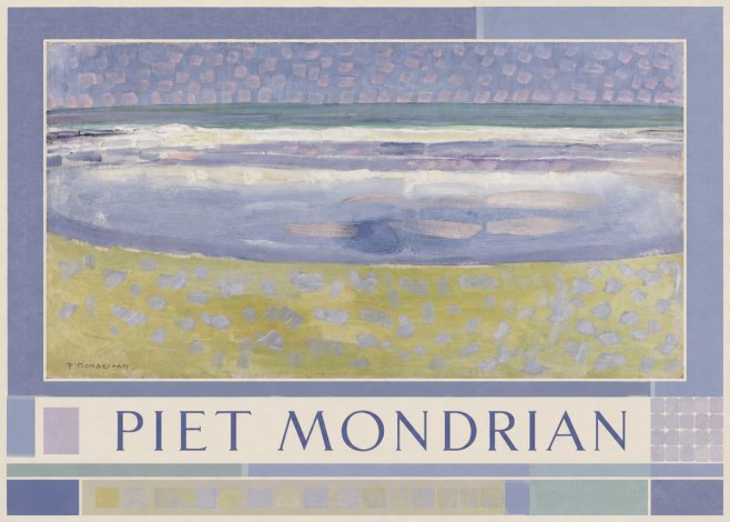 Piet Mondrian The Sea No1 - Poster