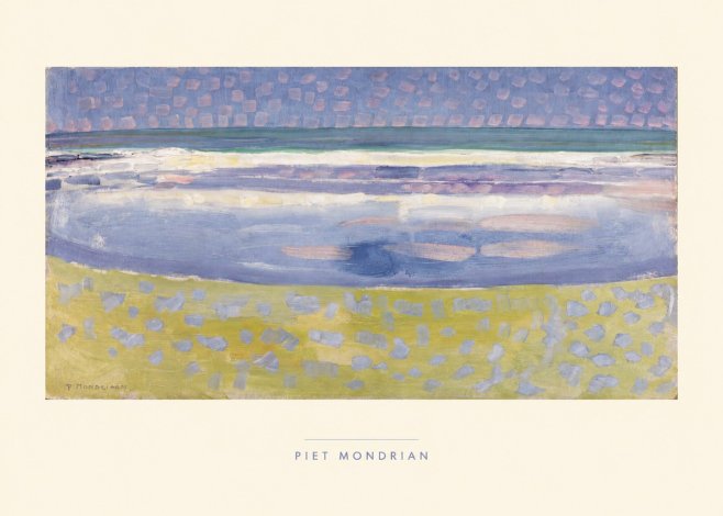 Piet Mondrian The Sea No6 - Poster