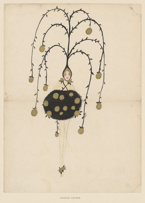 Charles Gesmar Figure with Hanging Orbs No5 - Poster