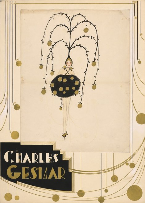 Charles Gesmar Figure with Hanging Orbs No6 - Poster
