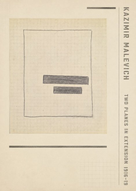 Kazimir Malevich Two Planes in Extension No2 - Poster