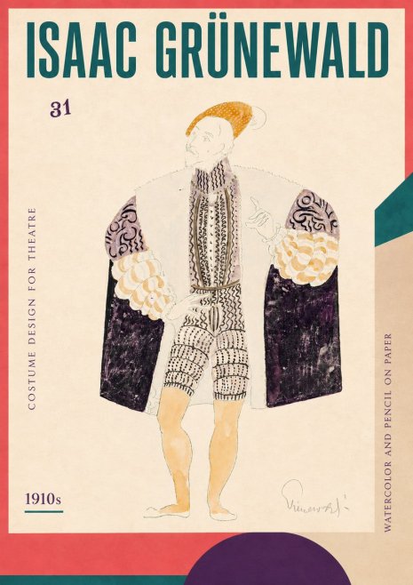Isaac Grünewald Costume Design for Theatre No3 - Poster