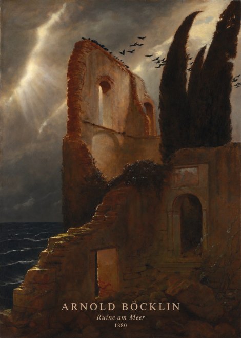 Arnold Böcklin Ruine Am Meer II No2 - Poster