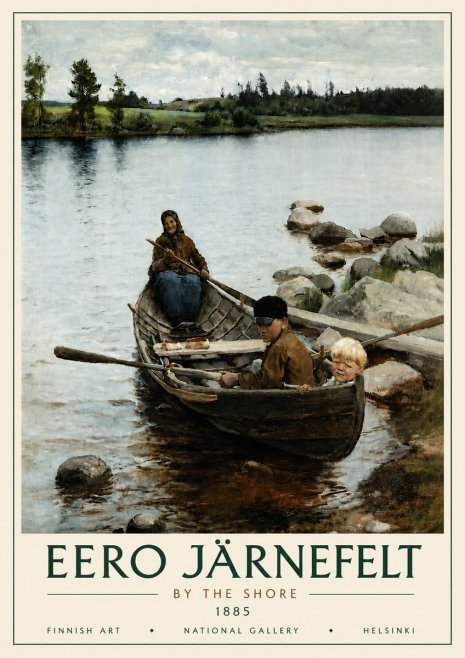 Eero Järnefelt By the Shore No6 - Poster