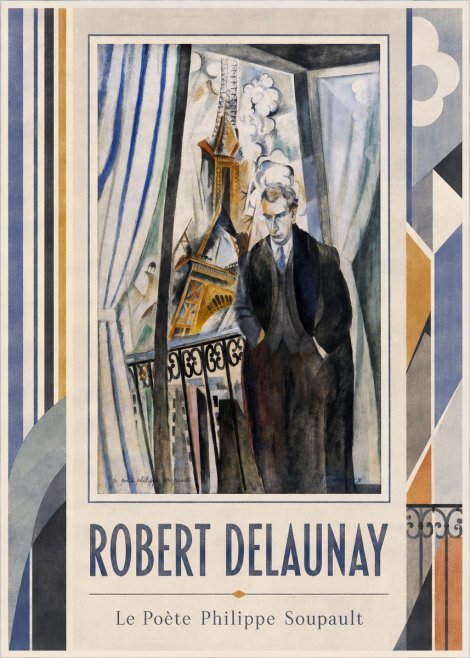 Robert Delaunay Le Poète Philippe Soupault No1 - Poster