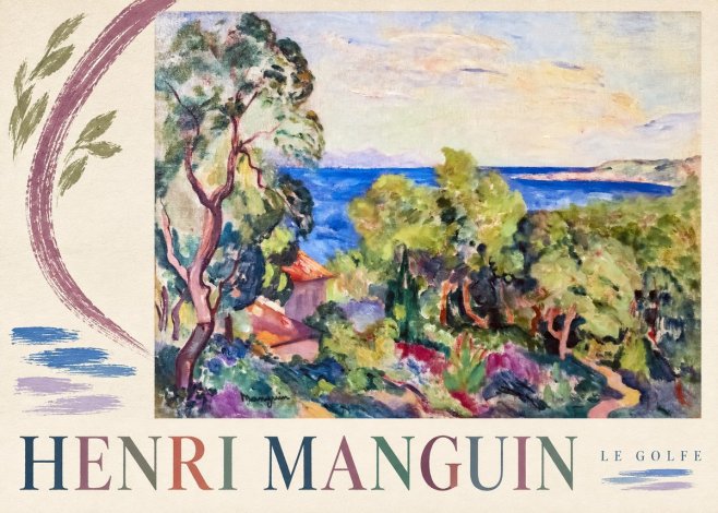 Henri Manguin Le Golfe No3 - Poster