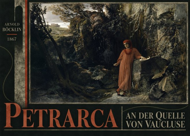 Arnold Böcklin Petrarca an Der Quelle Von Vaucluse No6 - Poster