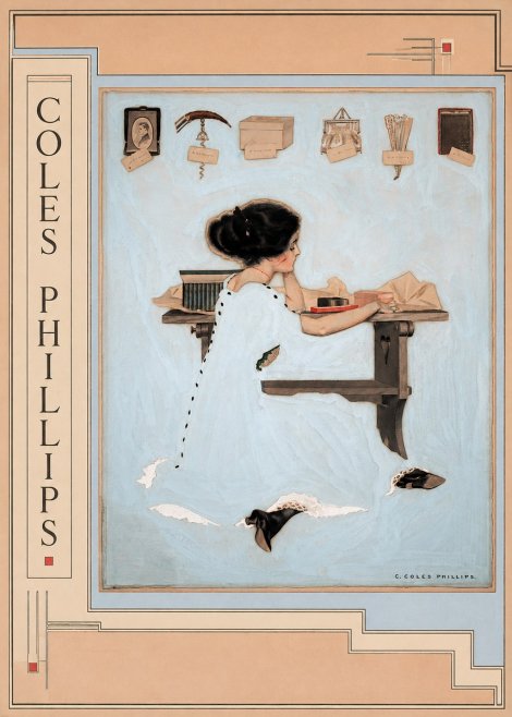 Coles Phillips Thinking of Him No2 - Poster