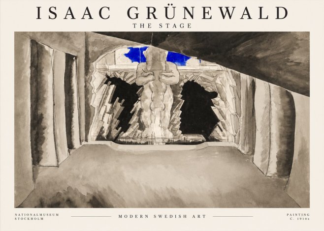 Isaac Grünewald The Stage No1 - Poster