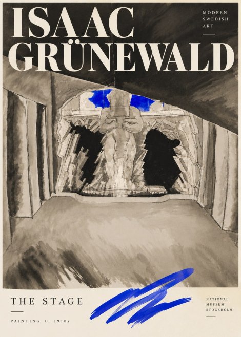Isaac Grünewald The Stage No5 - Poster