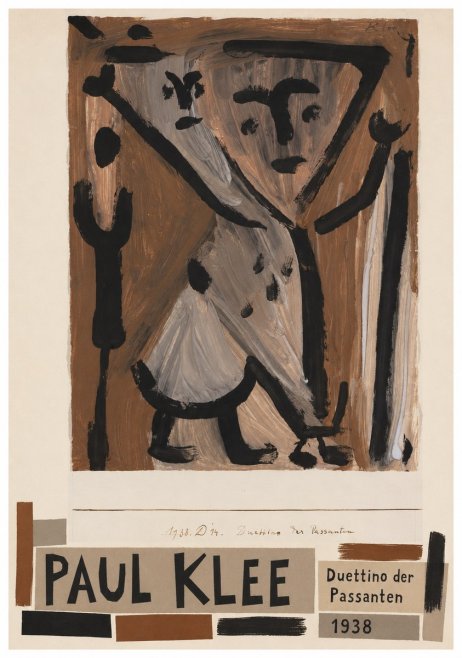 Paul Klee Duettino Der Passanten No4 - Poster