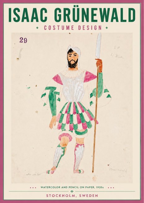 Isaac Grünewald Costume Design No. 29 No4 - Poster
