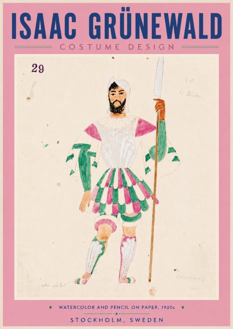 Isaac Grünewald Costume Design No. 29 No6 - Poster