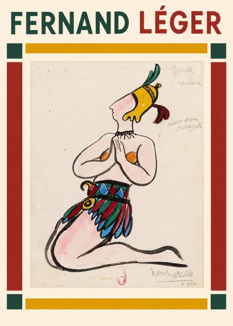 Fernand Léger Dans Rituels No2 - Poster