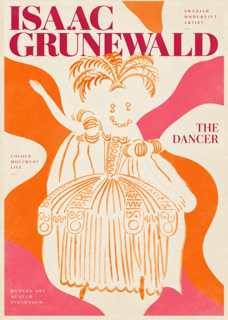 Isaac Grünewald The Dancer II No3 - Poster