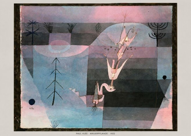 Paul Klee Mauerpflanze No5 - Poster