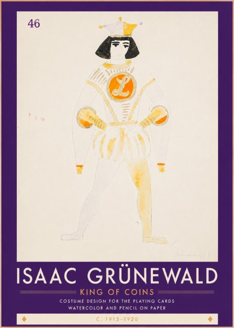 Isaac Grünewald King of Coins No3 - Poster
