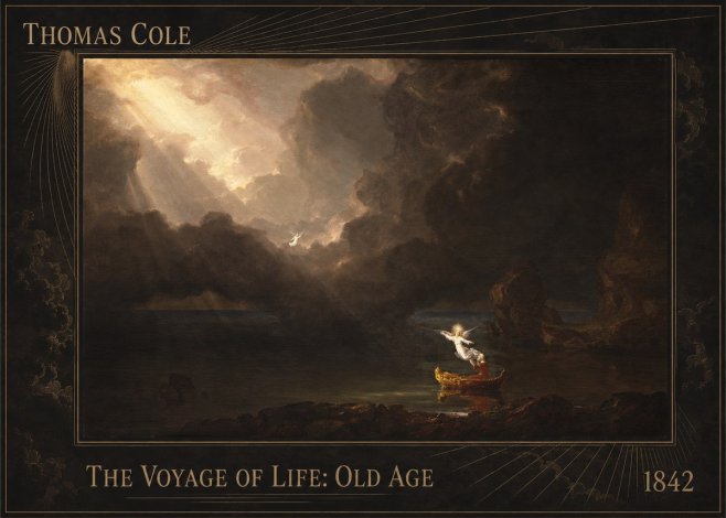 Thomas Cole The Voyage of Life: Old Age IV No2 - Poster