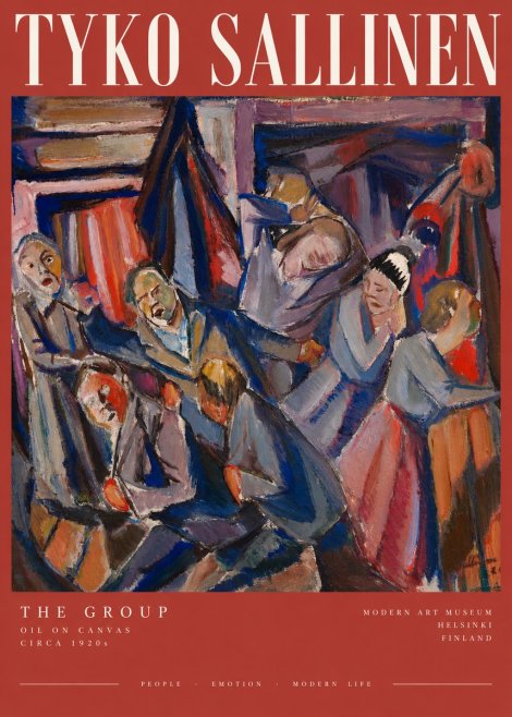 Tyko Sallinen The Group No2 - Poster