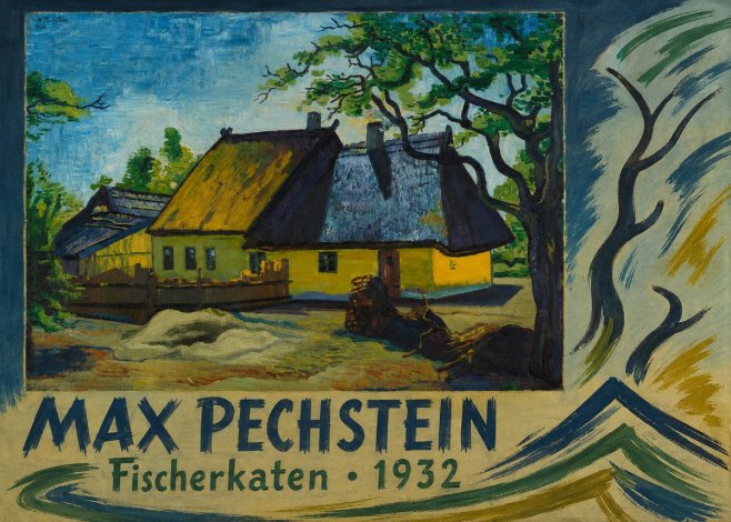 Max Pechstein Fischerkaten No5 - Poster