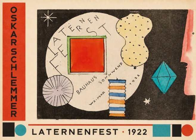 Oskar Schlemmer Laternenfest No2 - Poster