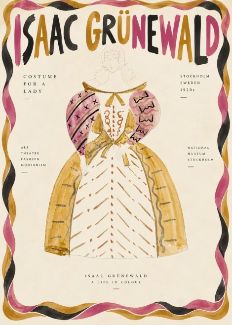 Isaac Grünewald Costume Design XII No5 - Poster