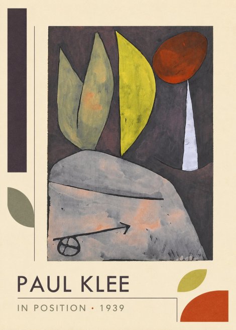 Paul Klee In Position No1 - Poster