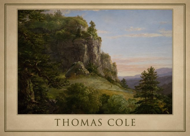 Thomas Cole Landscape, the Old Mill No1 - Poster