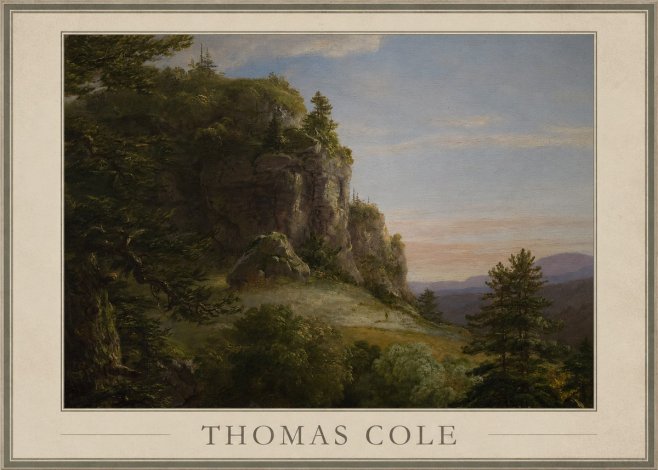 Thomas Cole Landscape, the Old Mill No5 - Poster
